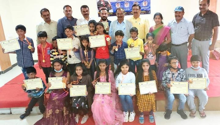 District-level yoga competition